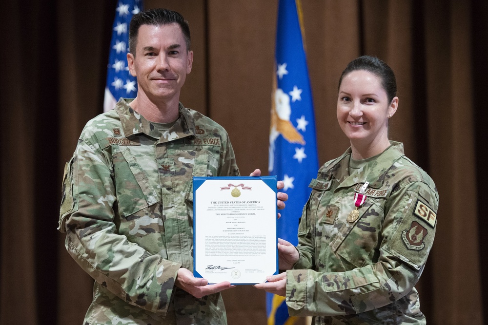 88th Security Forces Change of Command Ceremony