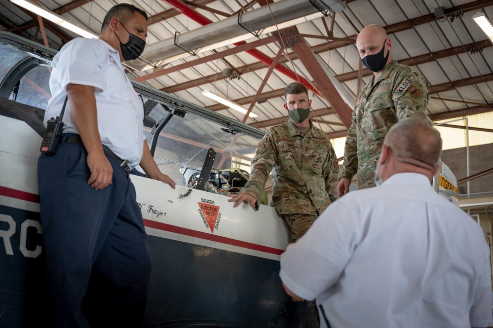 Wing Leadership Meets With Maintenance Directorate