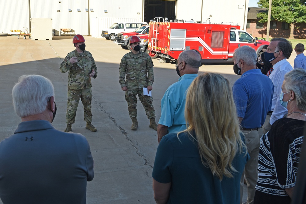 Civic leaders tour on Goodfellow AFB