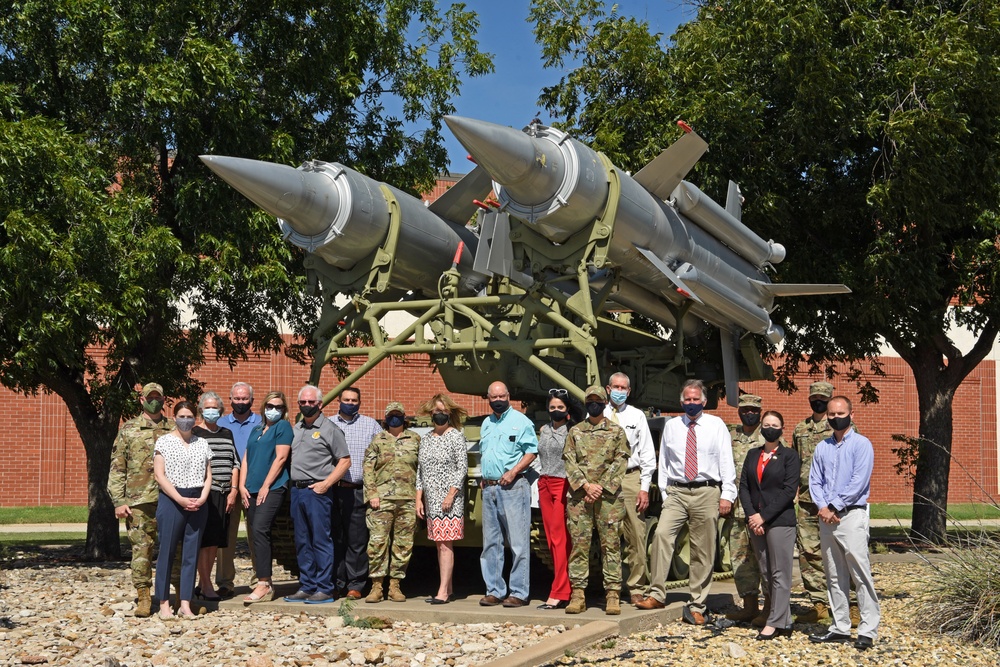 Civic leaders tour on Goodfellow AFB