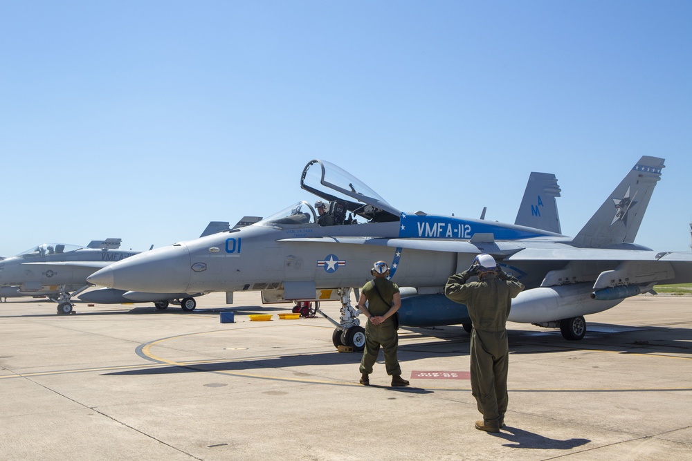 VMFA-112 Conduct Long-Range Hornet Strikes
