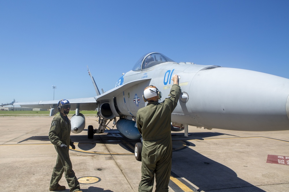 VMFA-112 Conduct Long-Range Hornet Strikes