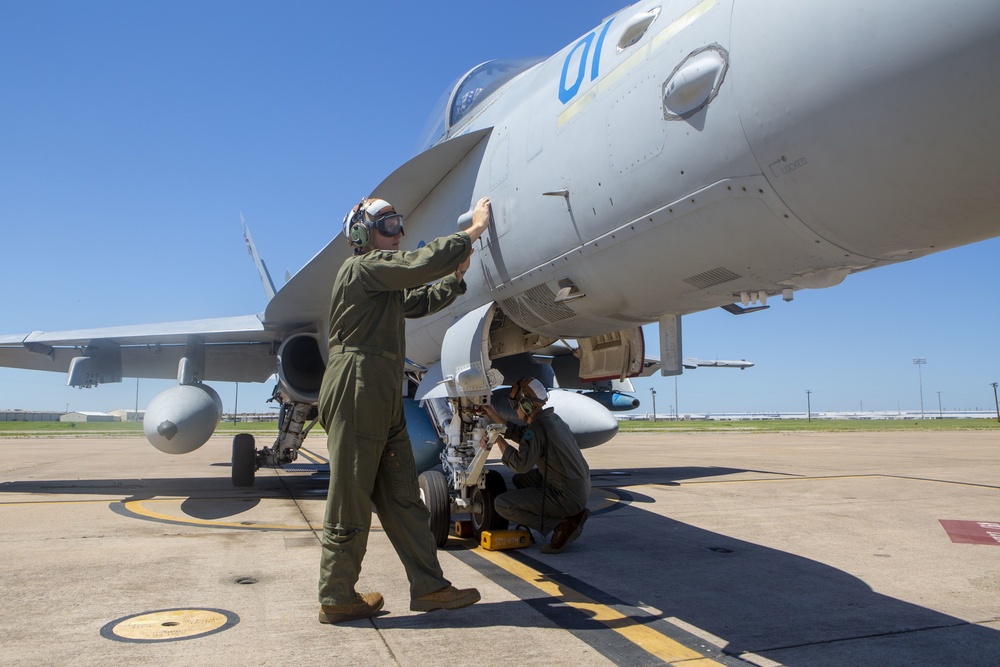 VMFA-112 Conduct Long-Range Hornet Strikes