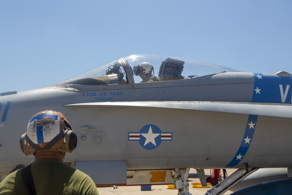 VMFA-112 Conduct Long-Range Hornet Strikes