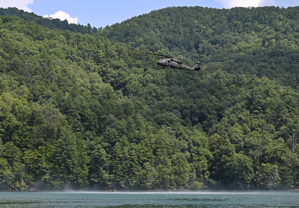 South Carolina Helicopter Aquatic Rescue Team training event at Table Rock