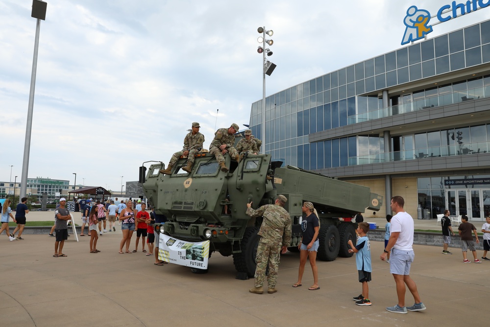 Sporting KC salutes the military