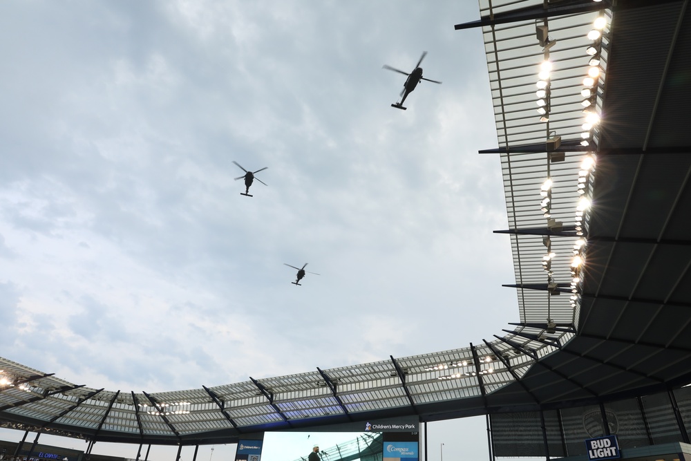 Sporting KC salutes the military