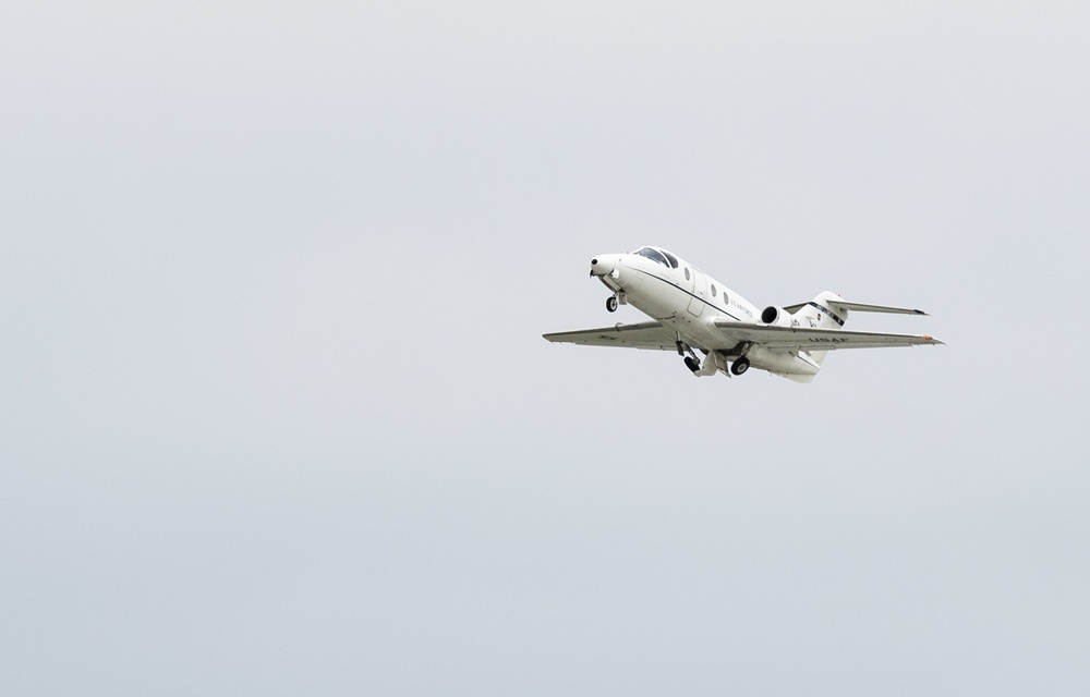 T-1A Lands at Wright-Patterson AFB