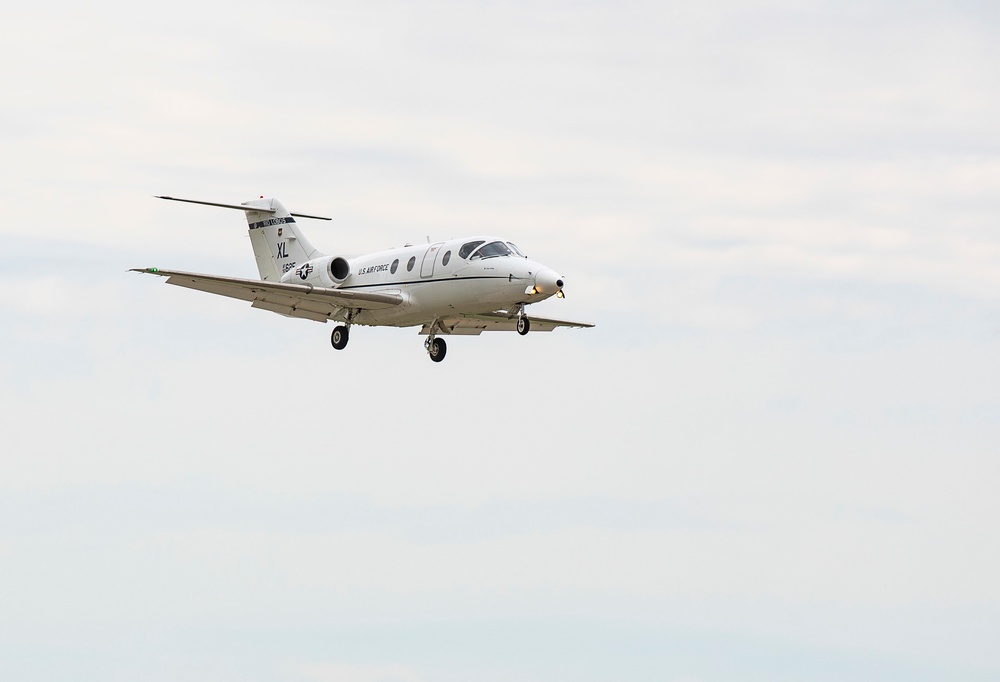 T-1A Lands at Wright-Patterson AFB