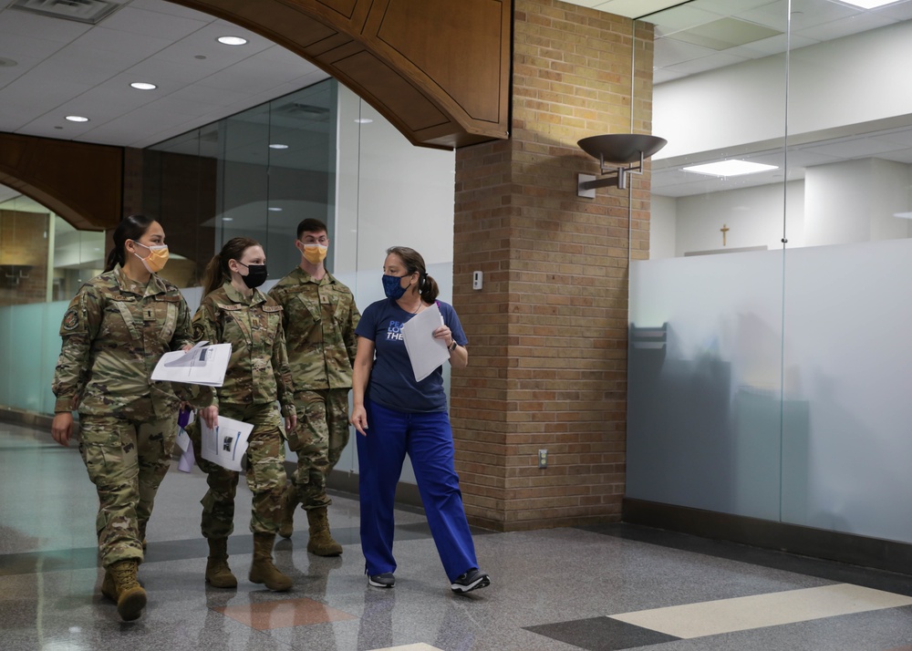 U.S. Air Force Medical Response Team Supports Baton Rouge Hospital