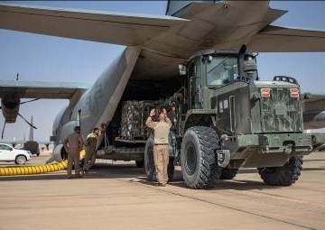 Marines resupply evacuation efforts at HKIA
