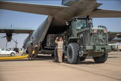 Marines resupply evacuation efforts at HKIA