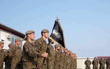 LAF Brigadier General Imants Ziediņš Tours Camp Novo Selo, Kosovo