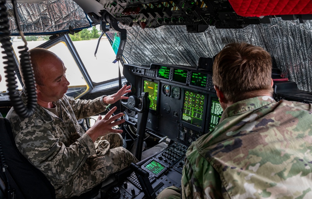 352d Special Operations Forces and Ukrainian Air Force Members Exchange Maintenance Procedures