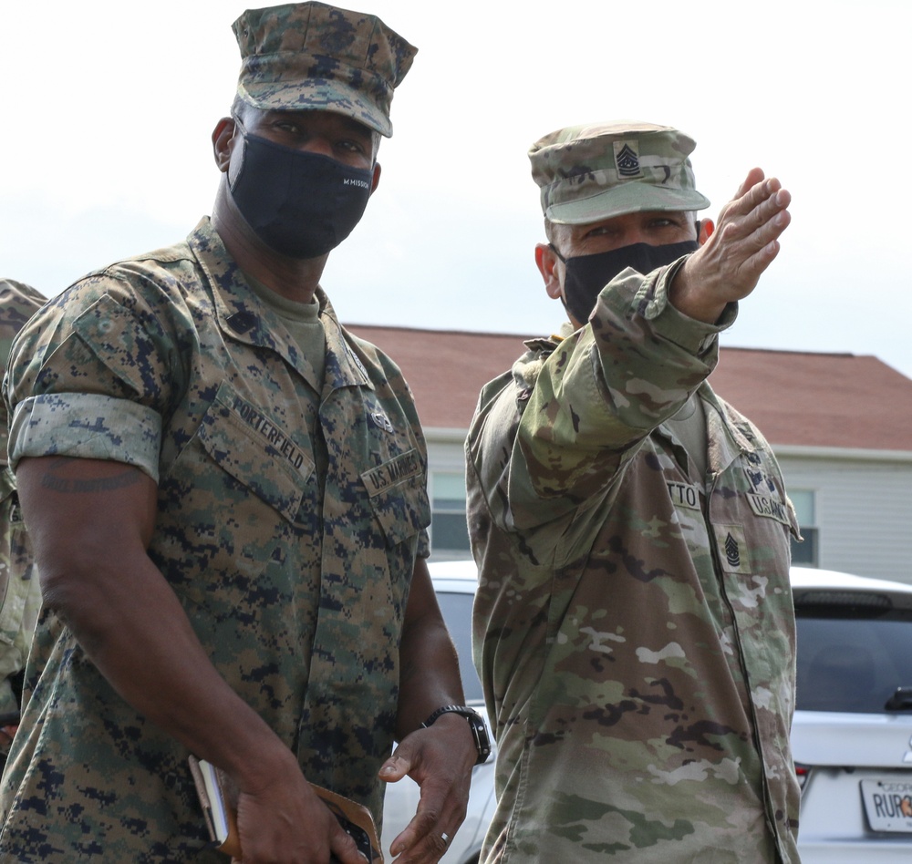 USNORTHCOM command senior enlisted leader visits Ft. McCoy