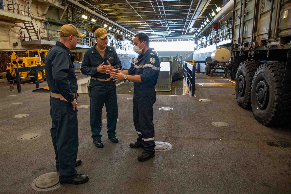 Arlington CO Conducts Tour for French Navy Captain