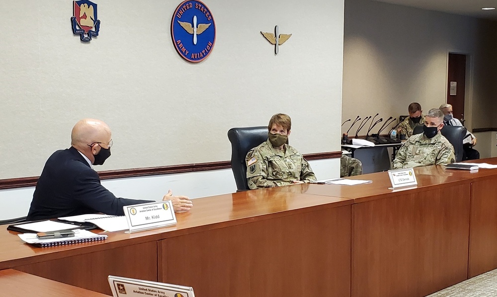 LTG Gervais visits Fort Rucker