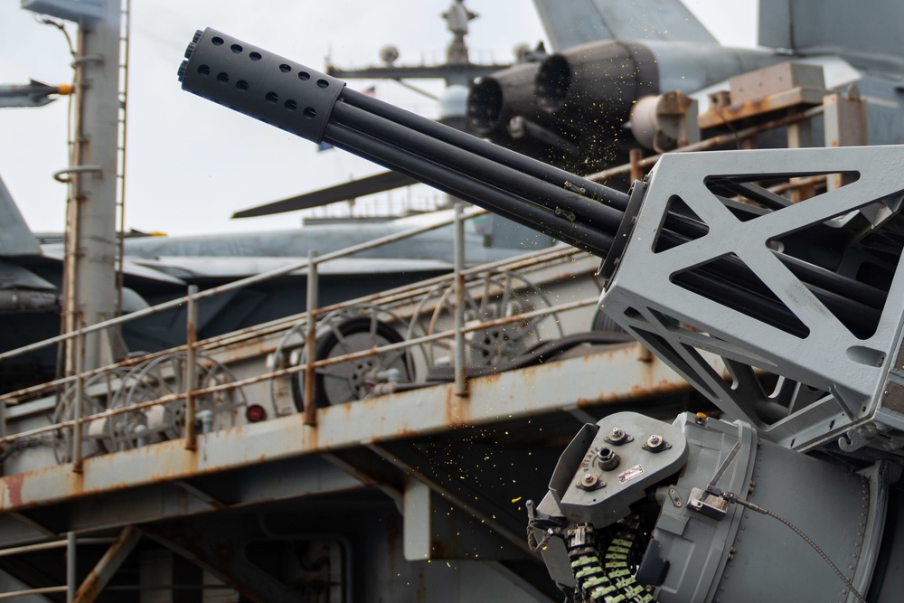 USS Ronald Reagan (CVN 76) CIWS Live-Fire Exercise