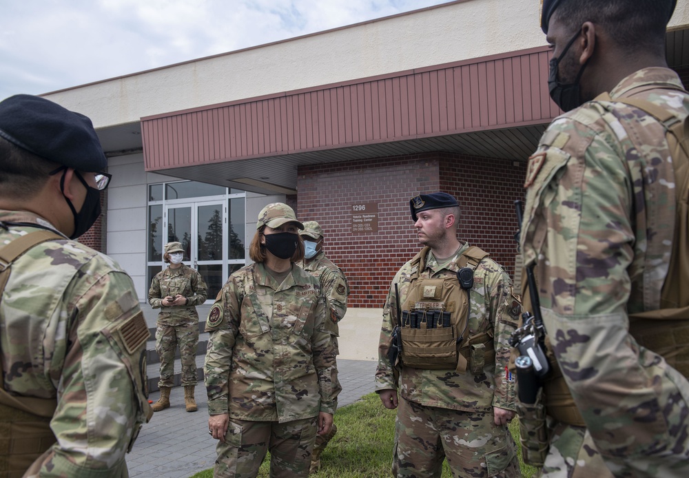 CMSgt of the Air Force visits Yokota