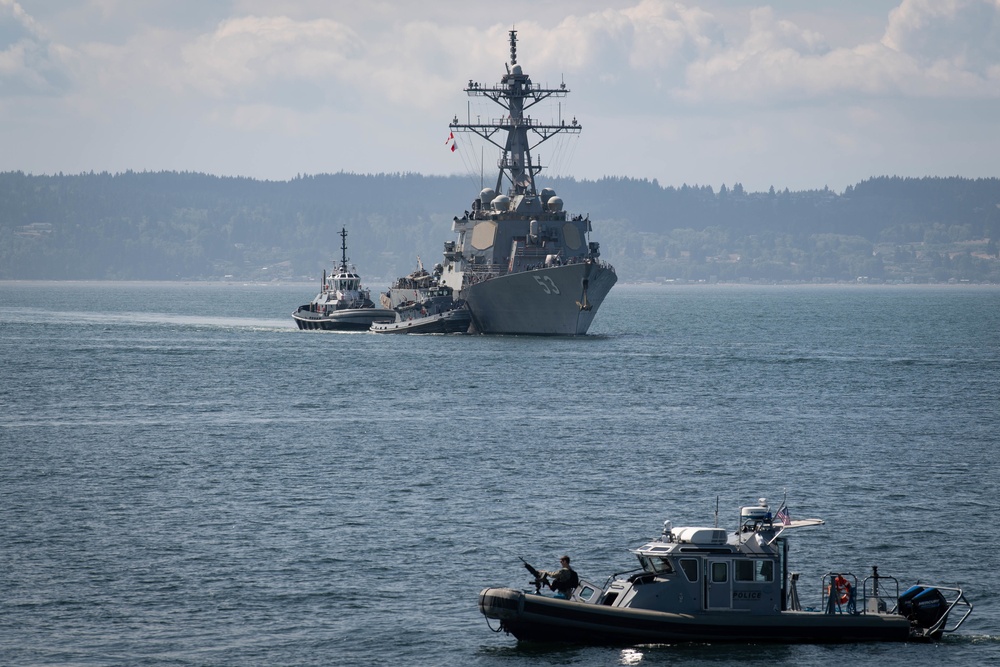 USS John Paul Jones Shifts Homeport to Everett