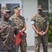 Gunnery Sgt. Hutson Re Enlistment Ceremony