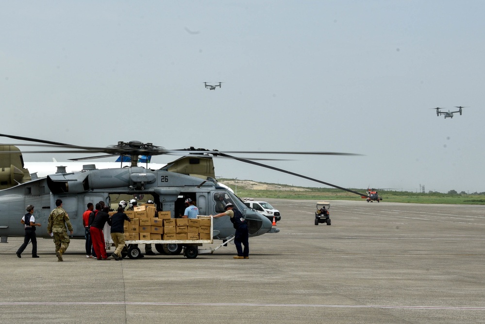 Coast Guard and partner agencies respond to Haiti with humanitarian aid