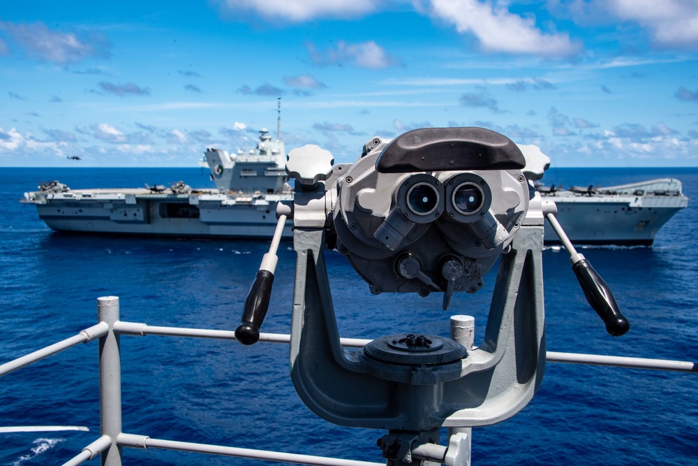 USS America (LHA 6) Participates in Formation Exercise with Partners and Allies