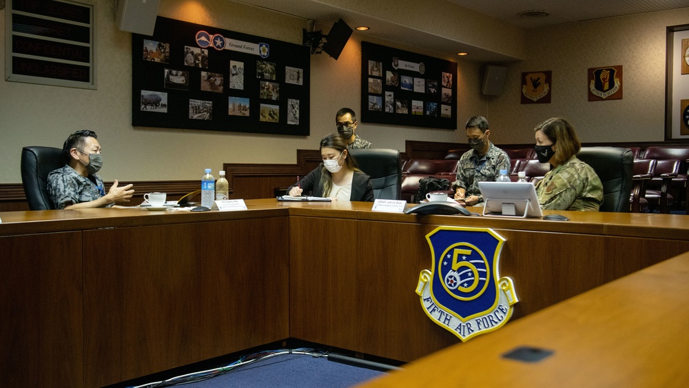 Chief Master Sergeant of the Air Force visits Yokota