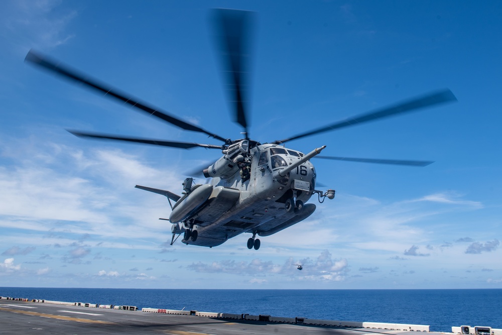 USS America (LHA 6) Conducts Flight Operations