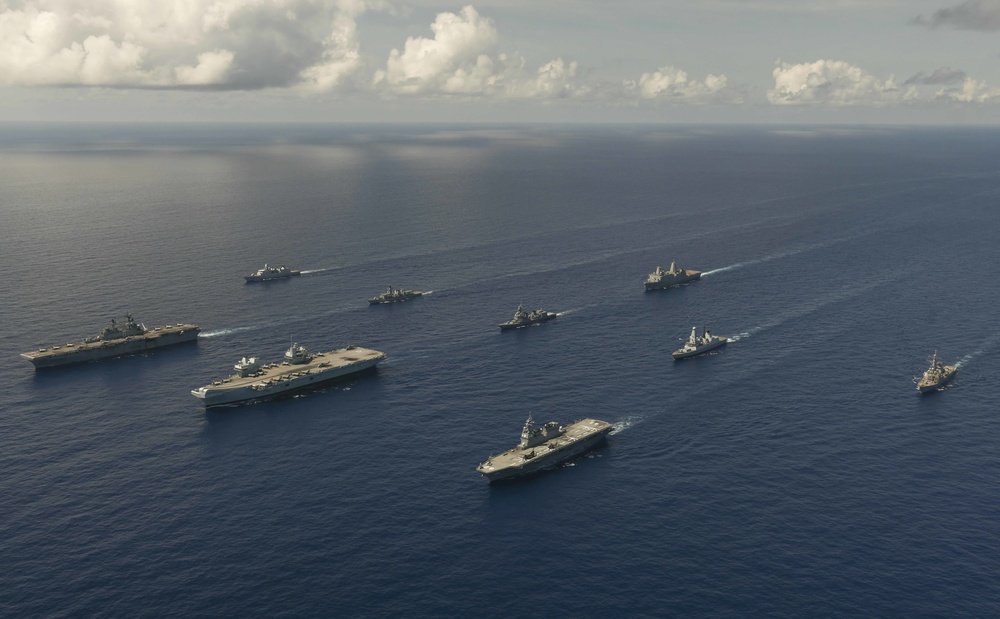 United Kingdom Carrier Strike Group and USS America Expeditionary Strike Group Join Together for LSGE 21 Operations