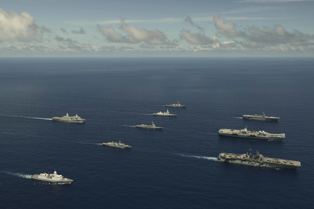 United Kingdom Carrier Strike Group and USS America Expeditionary Strike Group Join Together for LSGE 21 Operations