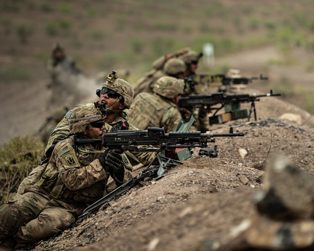 U.S. Soldiers conduct Live-Fire Training in Djibouti, Africa