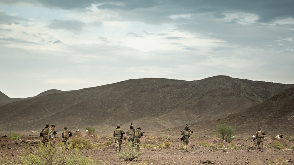 U.S. Soldiers conduct Live-Fire Training in Djibouti, Africa