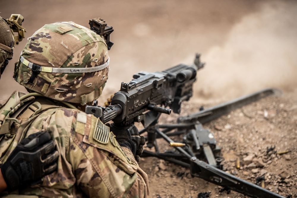 U.S. Soldiers conduct Live-Fire Training in Djibouti, Africa