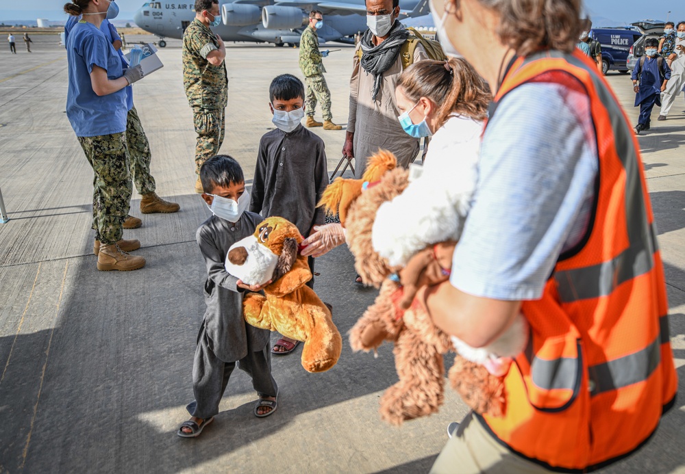 NAS Sigonella receives Afghanistan evacuees