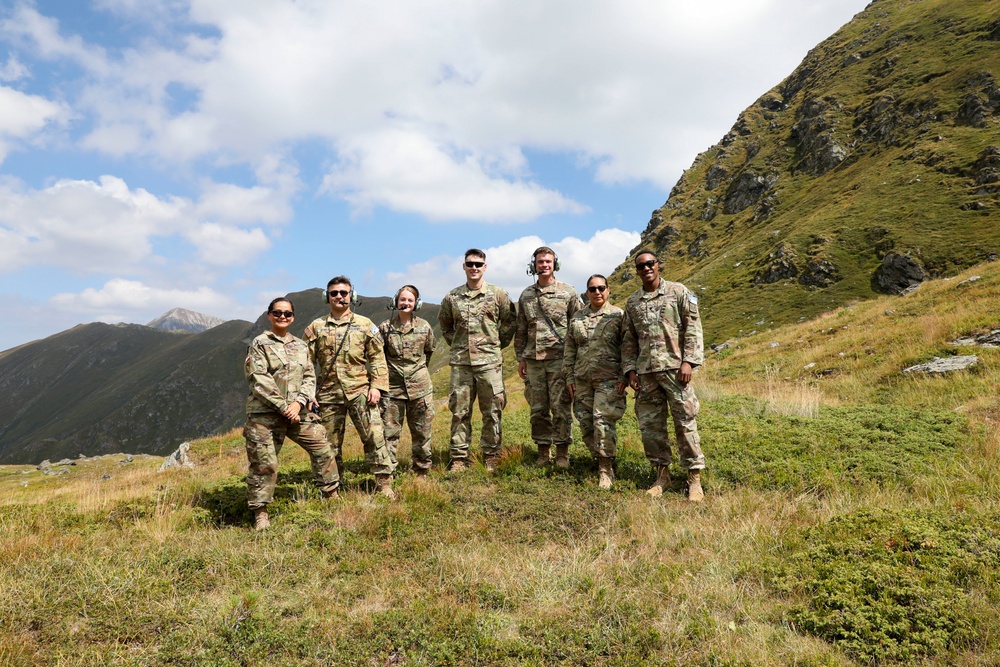 HHC 1-169 Aviation High Altitude Re-enlistment Ceremony