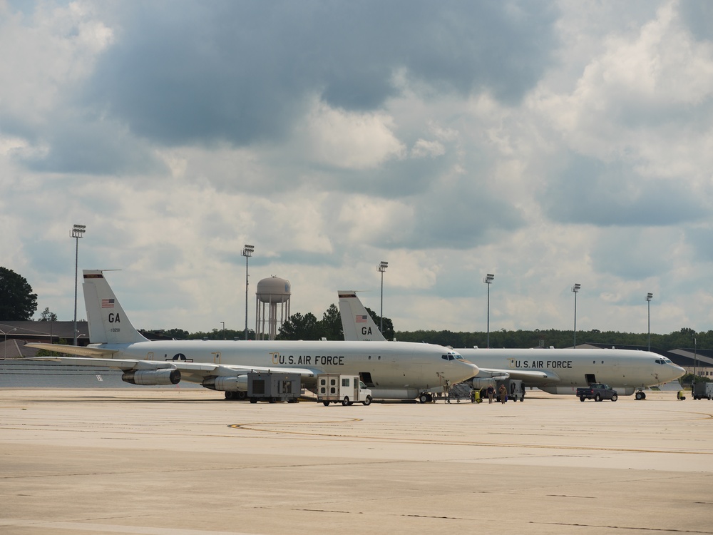 E-8C Joint STARS at Robins Air Force Base