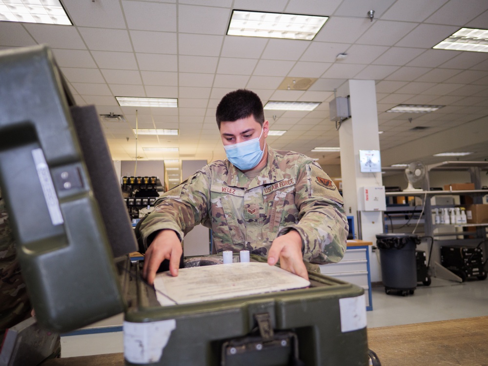 E-8C Joint STARS aircraft support maintains tools to keep jets in the air