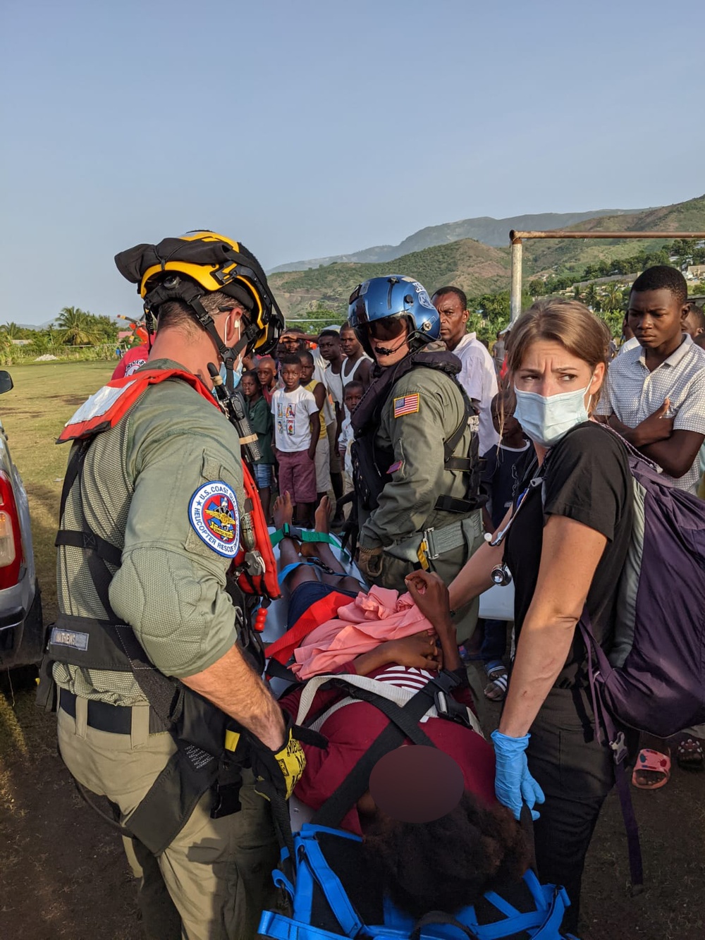 Coast Guard members respond to Haiti with humanitarian aid