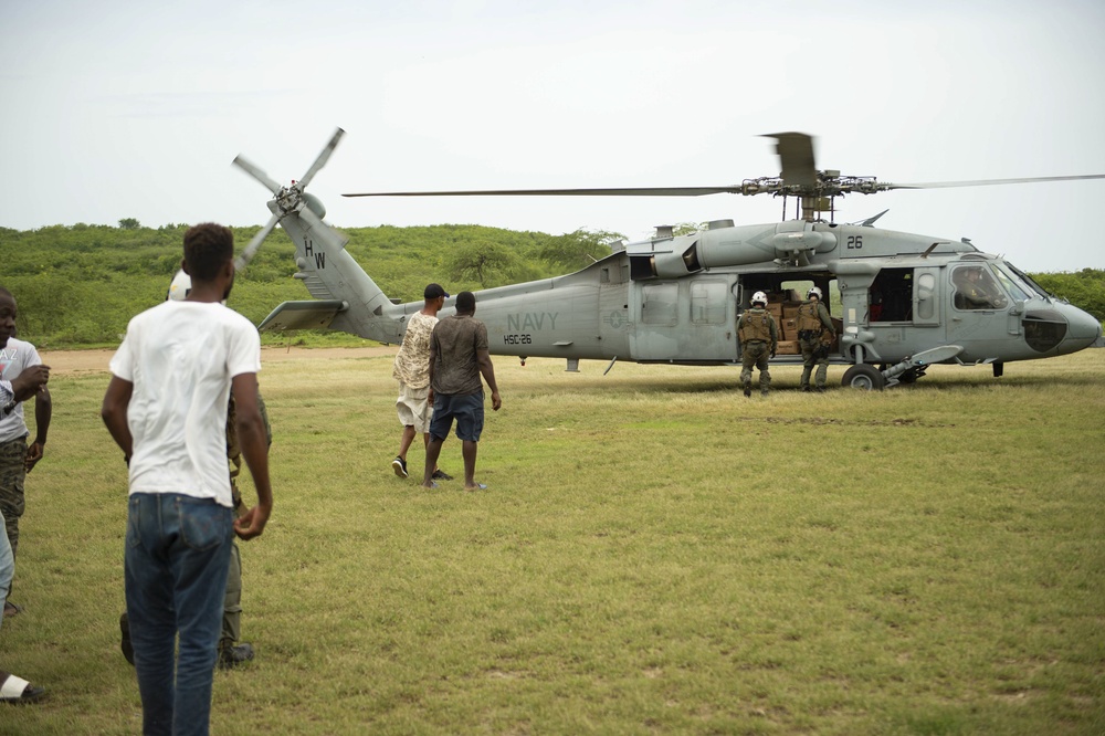 HSC 26 Delivers Food To Haitians