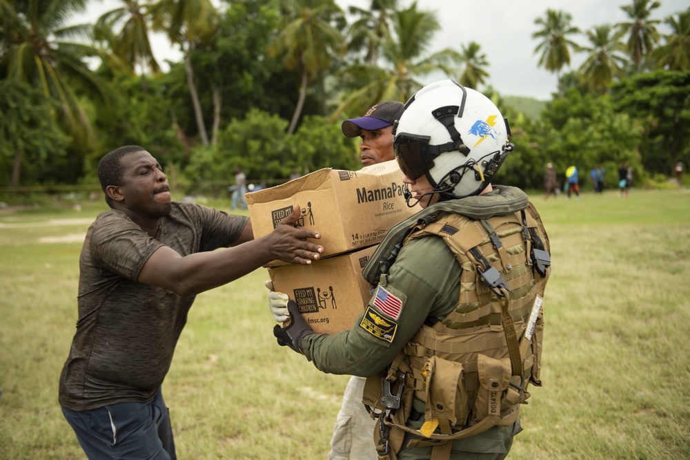 HSC 26 Delivers Food To Haitians