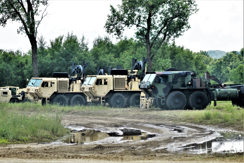 Training operations for Combat Support Training Exercise 78-21-04 at Fort McCoy