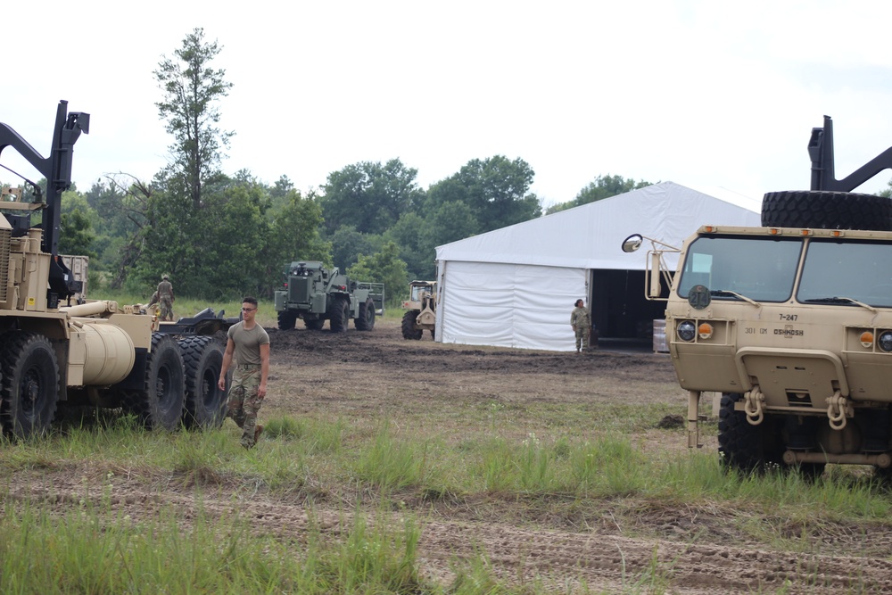 Training operations for Combat Support Training Exercise 78-21-04 at Fort McCoy