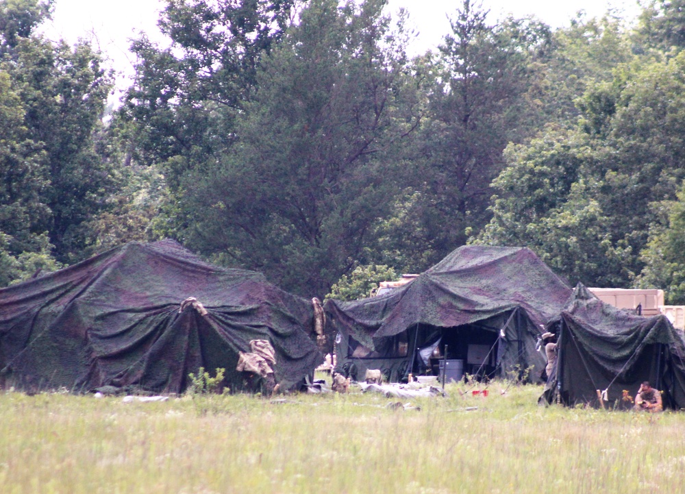 Training operations for Combat Support Training Exercise 78-21-04 at Fort McCoy