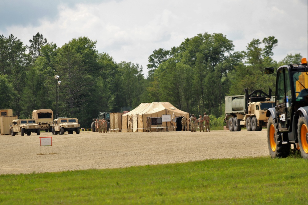 Training operations for Combat Support Training Exercise 78-21-04 at Fort McCoy