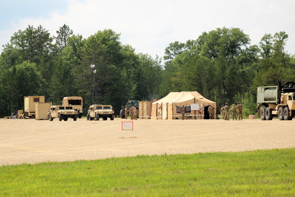 Training operations for Combat Support Training Exercise 78-21-04 at Fort McCoy