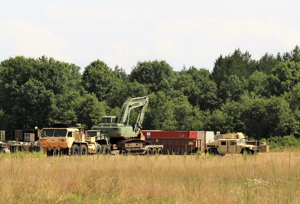 Training operations for Combat Support Training Exercise 78-21-04 at Fort McCoy