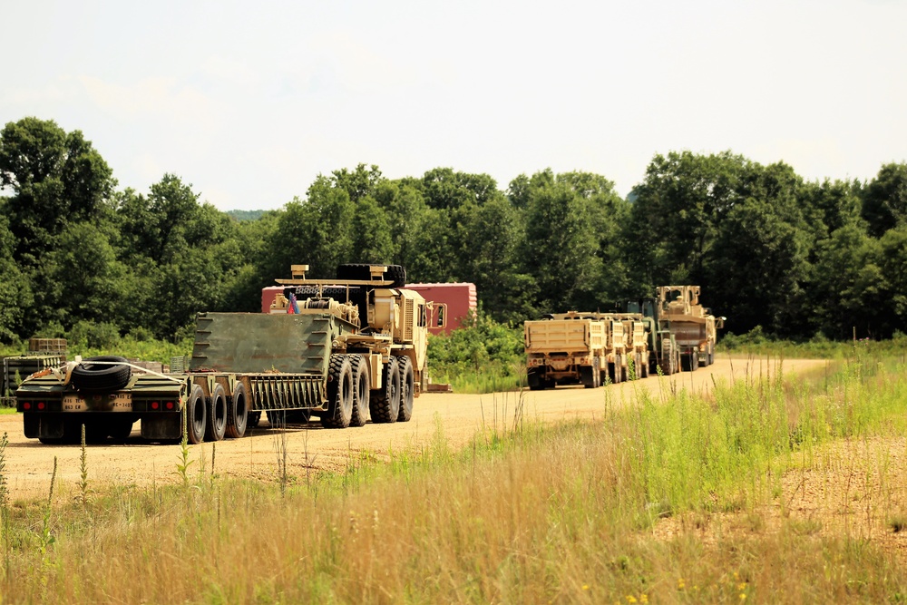 Training operations for Combat Support Training Exercise 78-21-04 at Fort McCoy