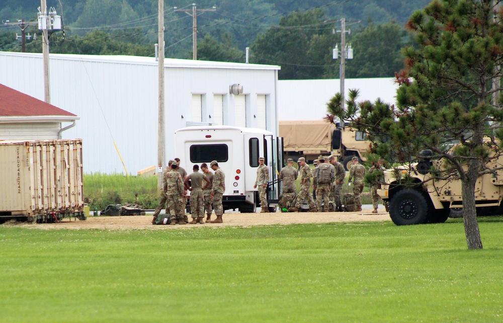 Training operations for Combat Support Training Exercise 78-21-04 at Fort McCoy