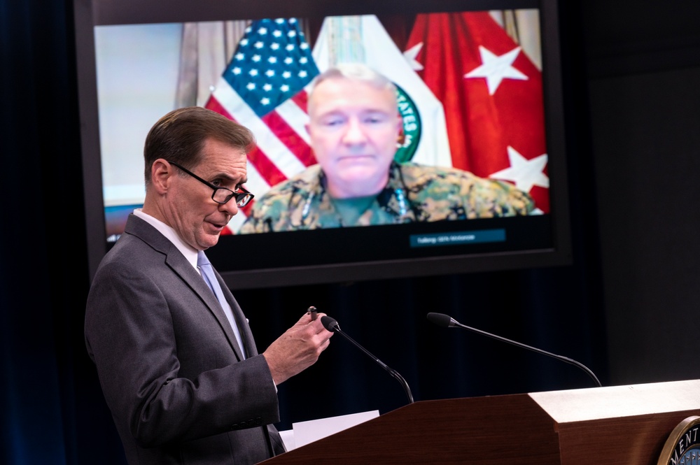 Pentagon Spokesman, CENTCOM Commander Brief Reporters